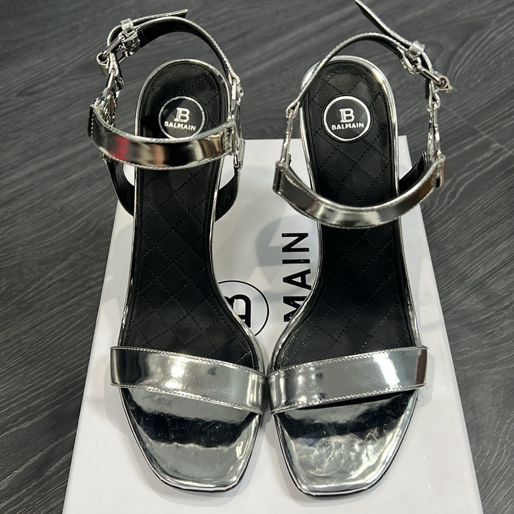 Balmain Silver Women's Heels - Picture 3 of 6